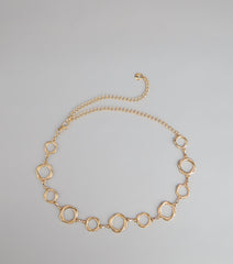 Loop It In Circle Chain Belt