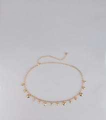 Heart To Heart Charm Chain Belt