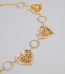 Heart to Heart Chain Belt