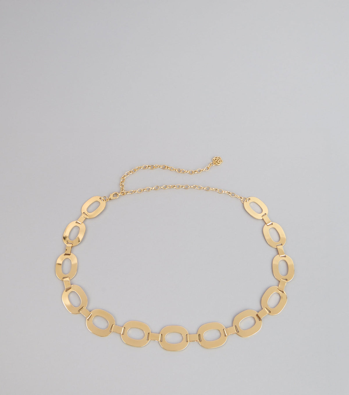 Glam Goals Oval Chain Belt