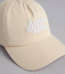 Aspire To Retire Baseball Cap