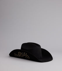 Starry Nights Suede Cowboy Hat
