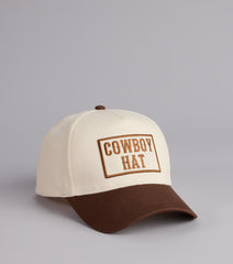 Cowboy Hat Two-Tone Baseball Cap
