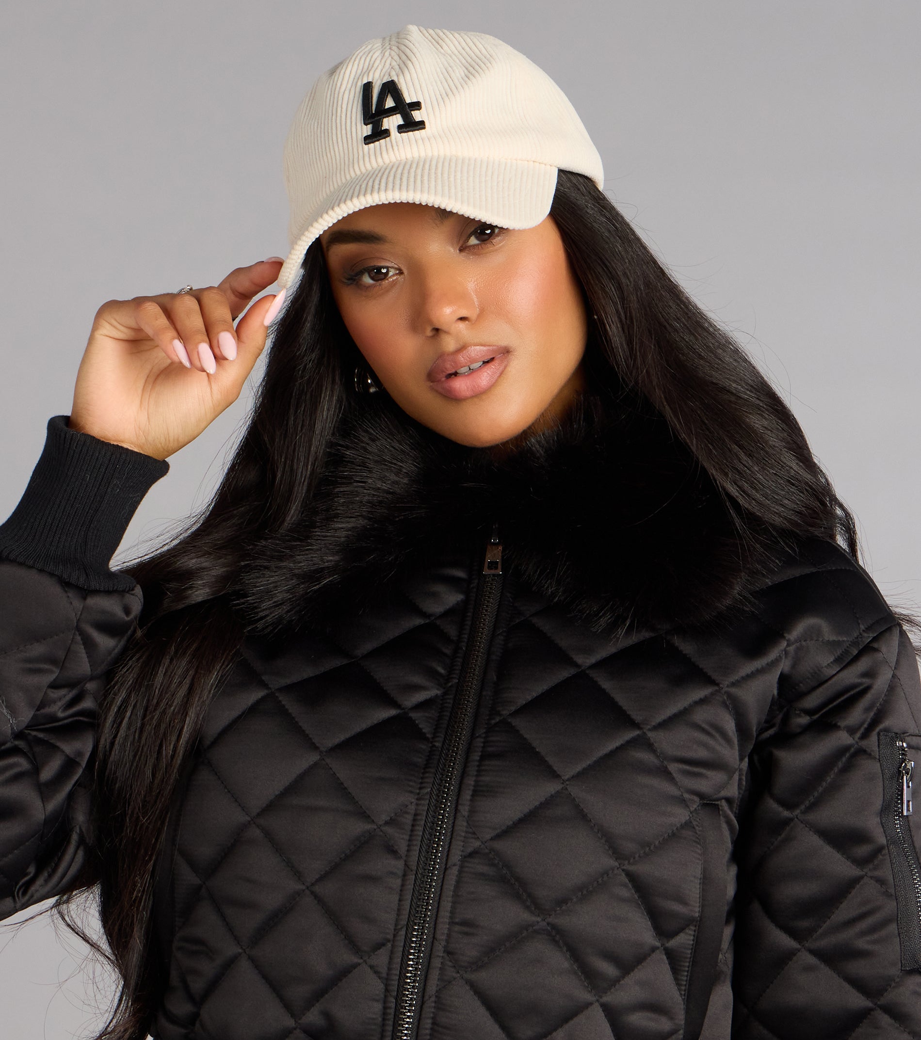 West Coast Vibes LA Corduroy Baseball Cap