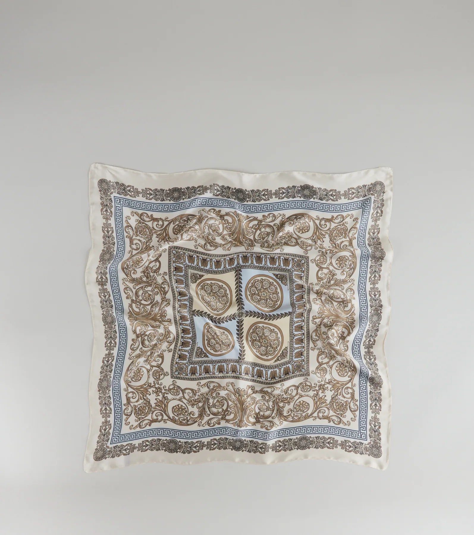 Soft Luxe Mosaic Satin Scarf