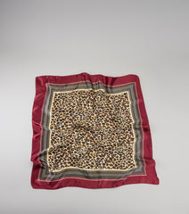 Wild Side Leopard Satin Scarf