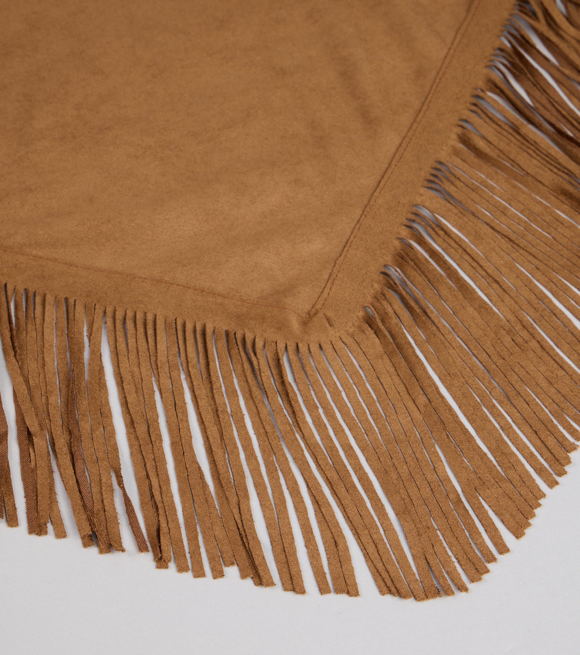 Fringe Factor Faux Suede Scarf