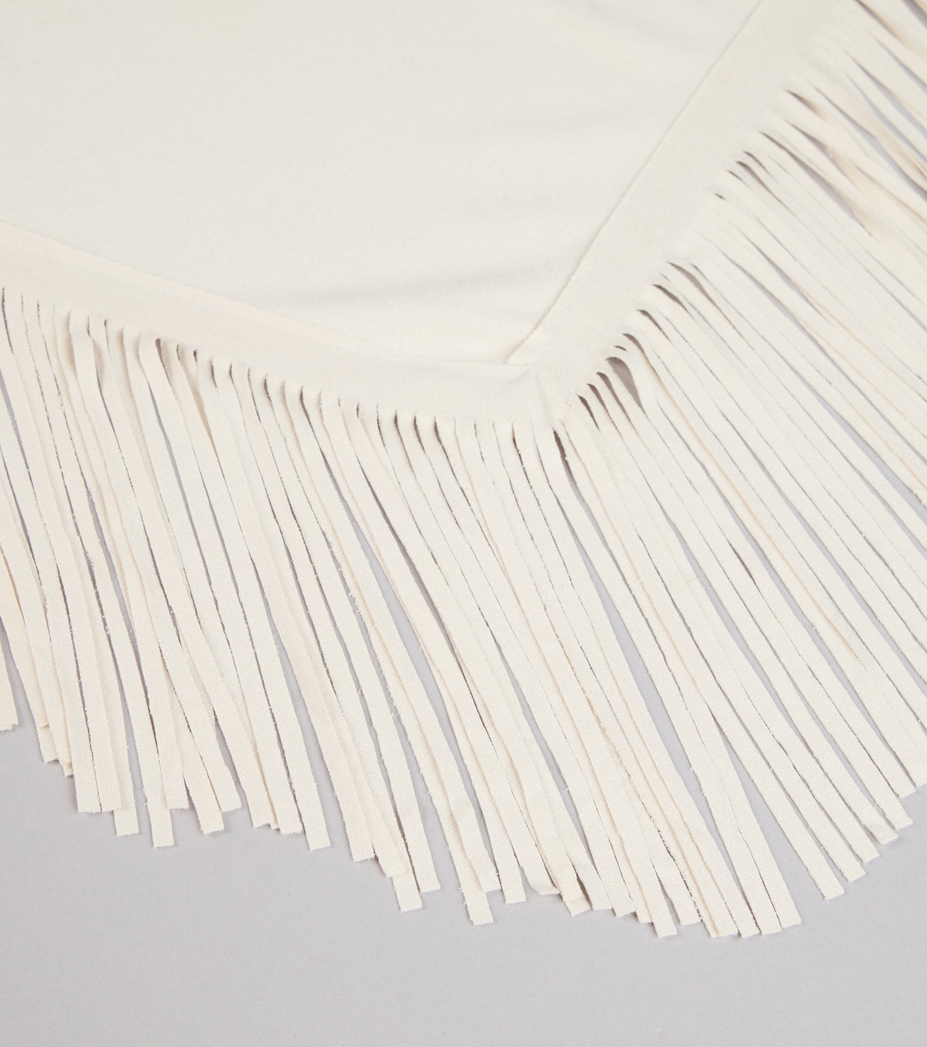 Fringe Factor Faux Suede Scarf