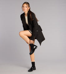 Cottage Cozy Ruffle Lace Knee-High Socks