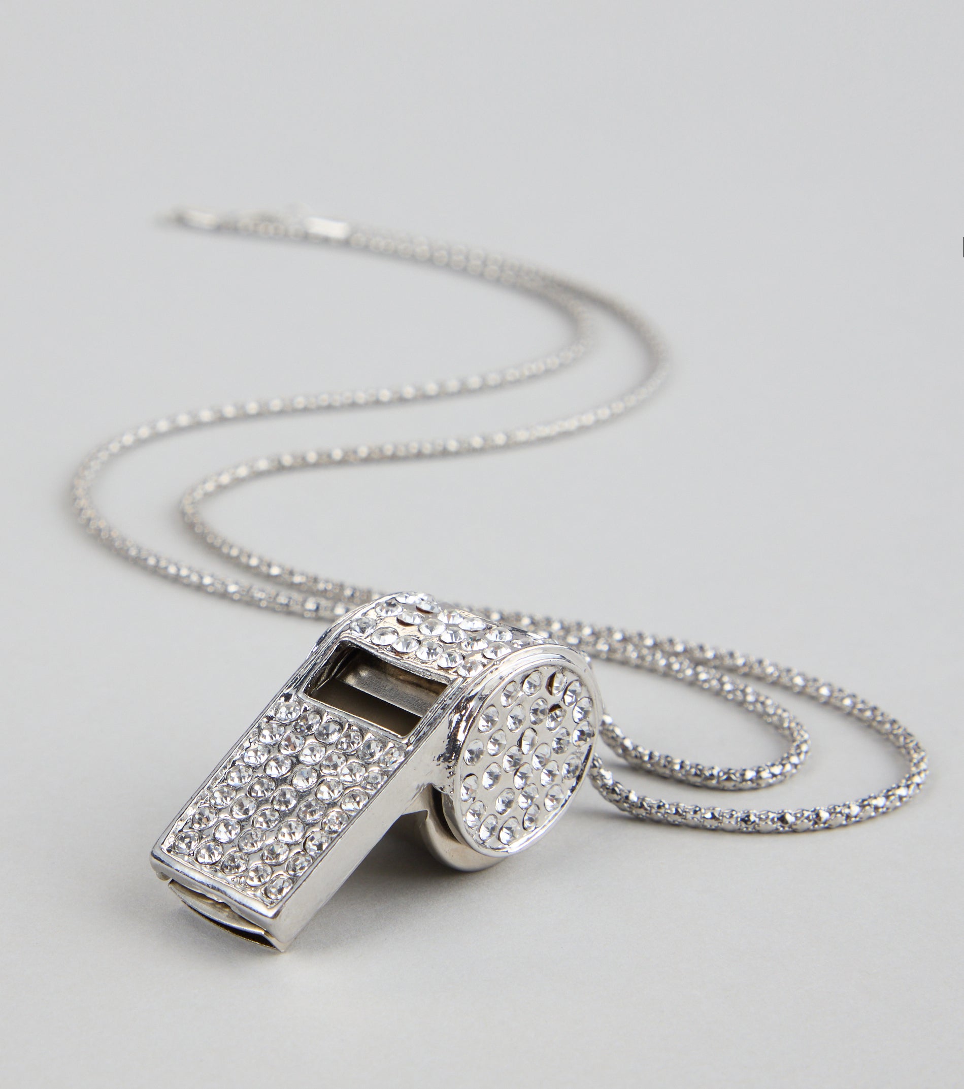 Make The Call Rhinestone Whistle