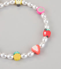Fruity Crush Pearl Wristlet Keychain
