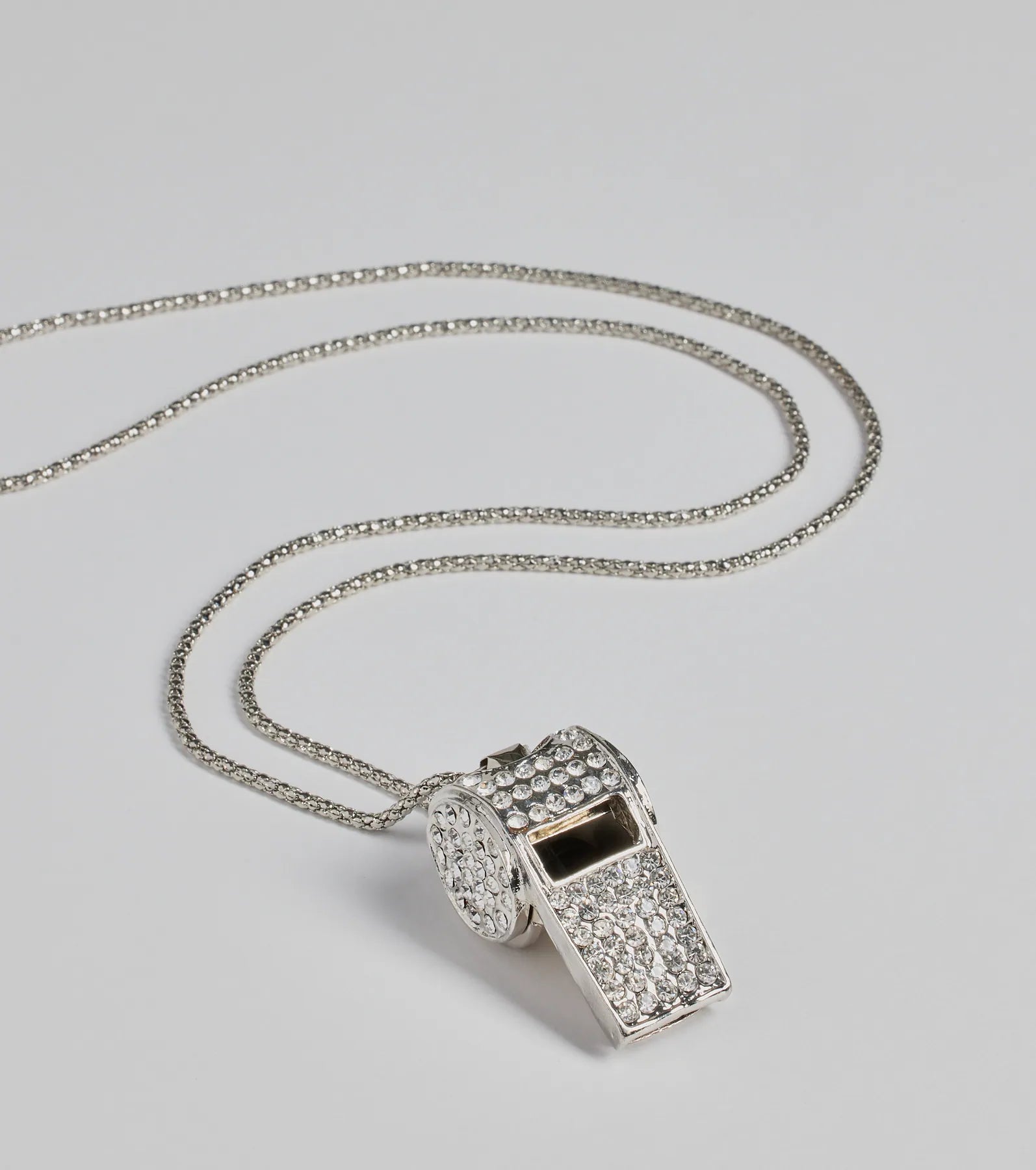 Make The Call Rhinestone Whistle