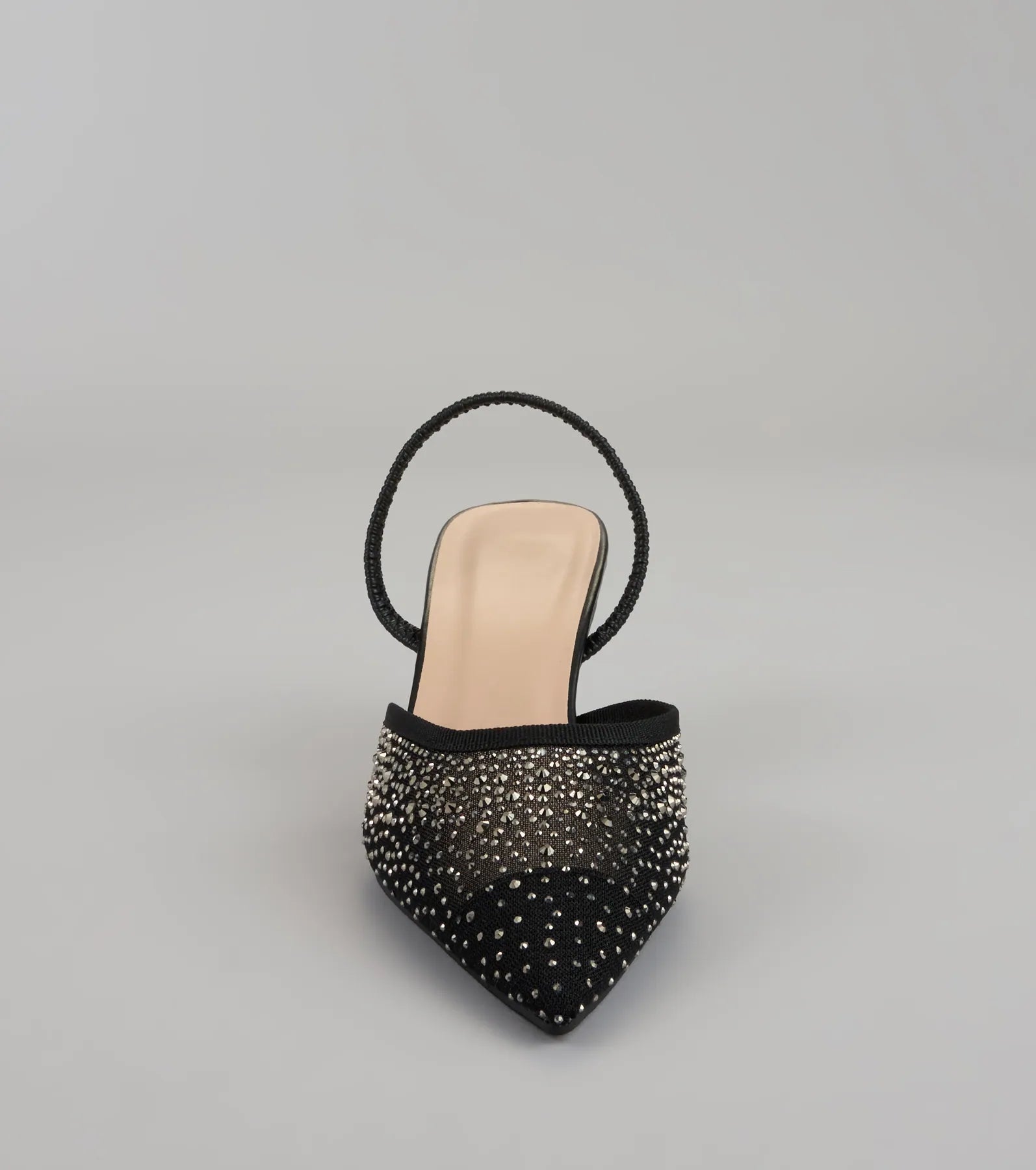 She Came to Sparkle Slingback Heels