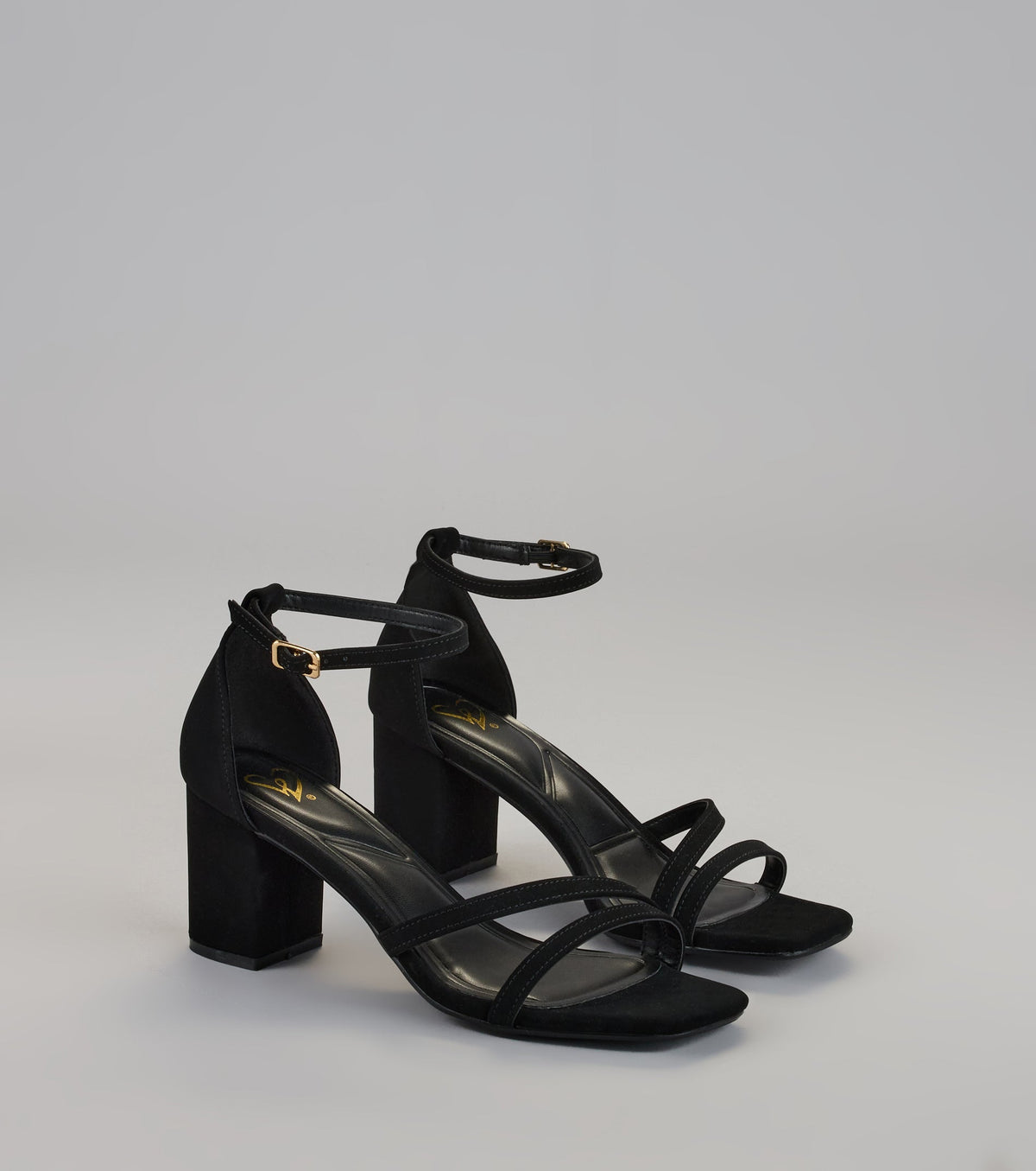 Chic Step Strappy Block Heels