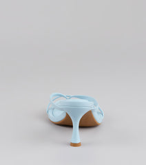 Sips And Sunshine Strappy Thong Mules