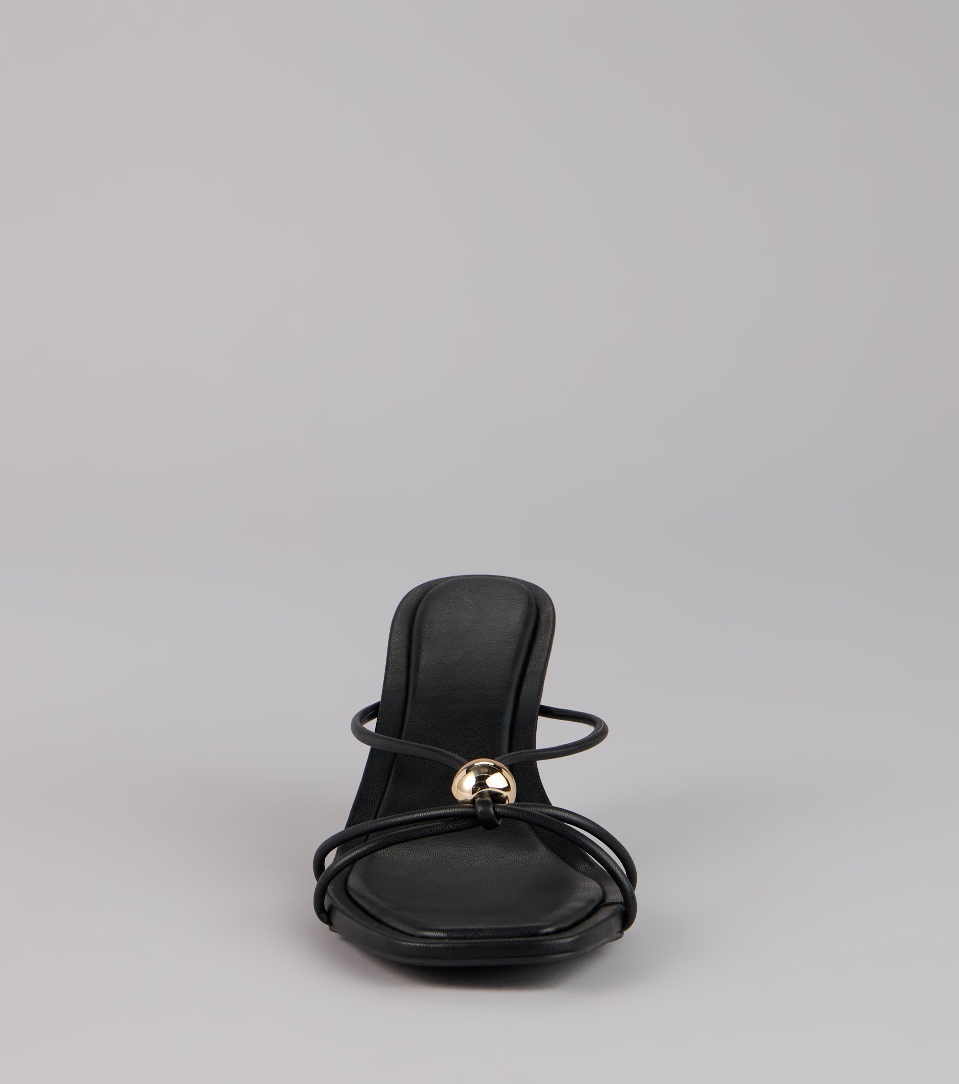 Sleek Luxe Strappy Stiletto Mules