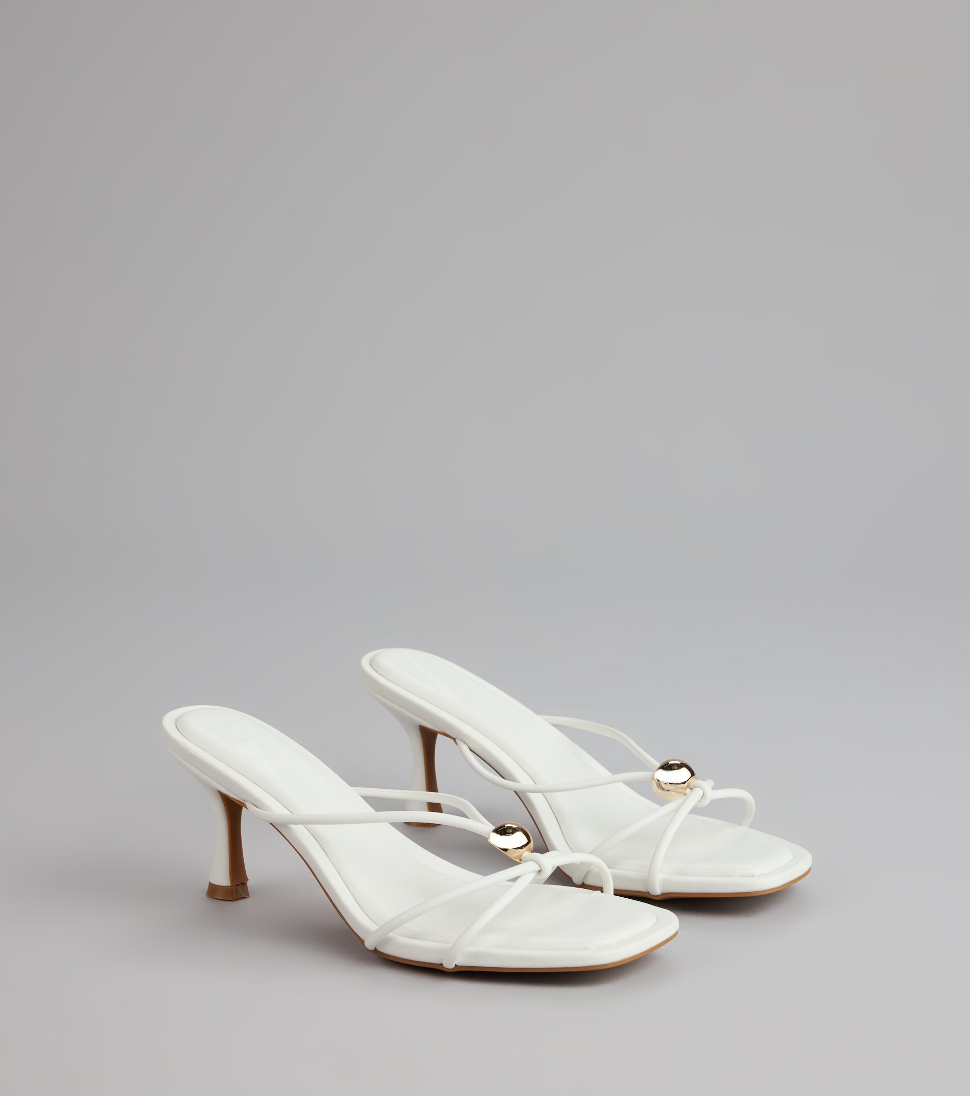 Sleek Luxe Strappy Stiletto Mules