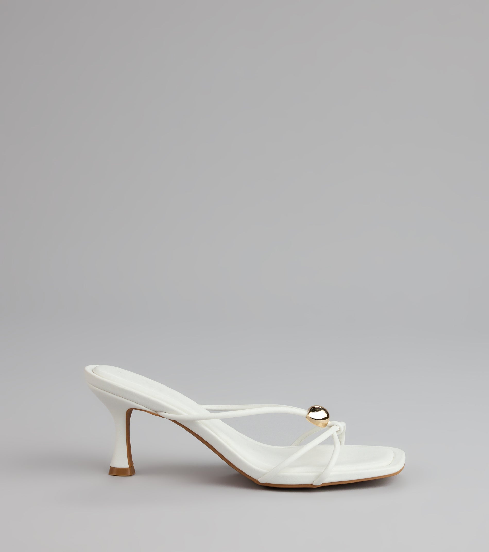Sleek Luxe Strappy Stiletto Mules