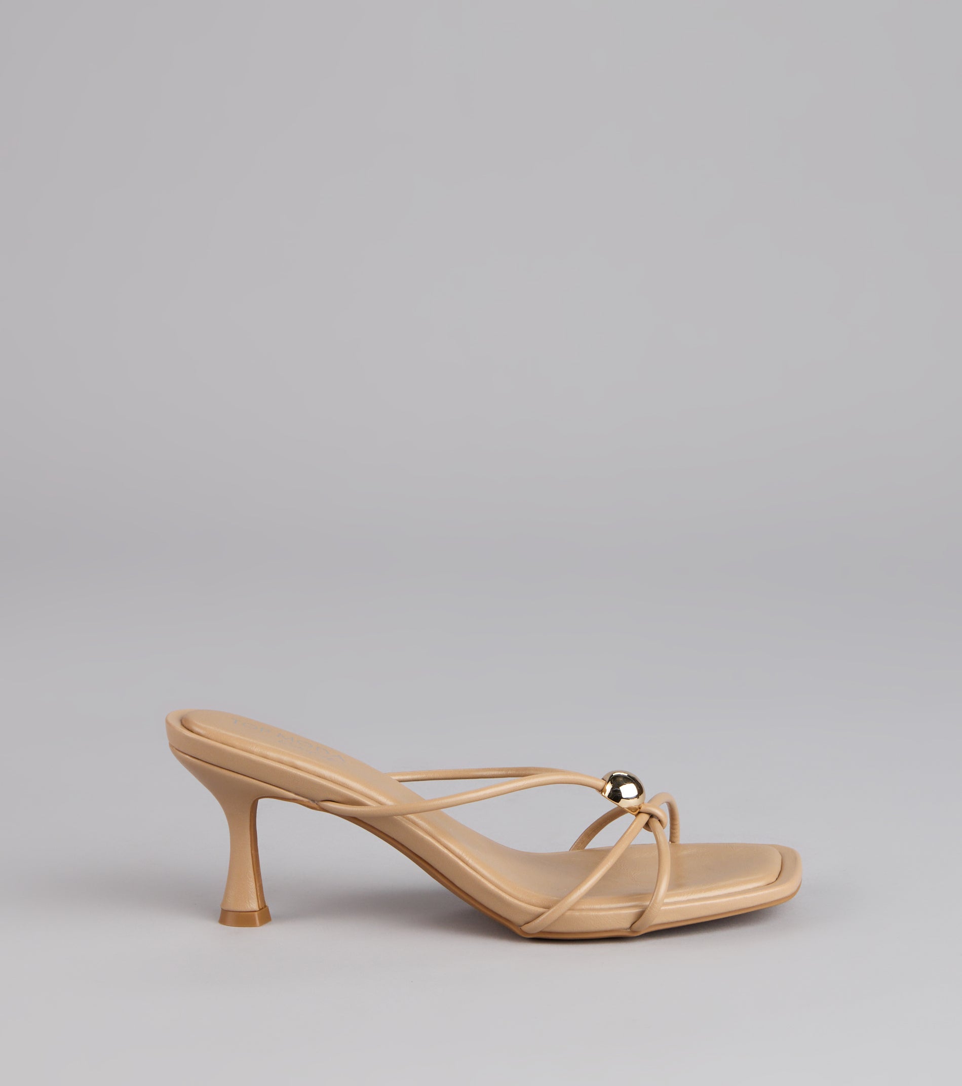 Sleek Luxe Strappy Stiletto Mules