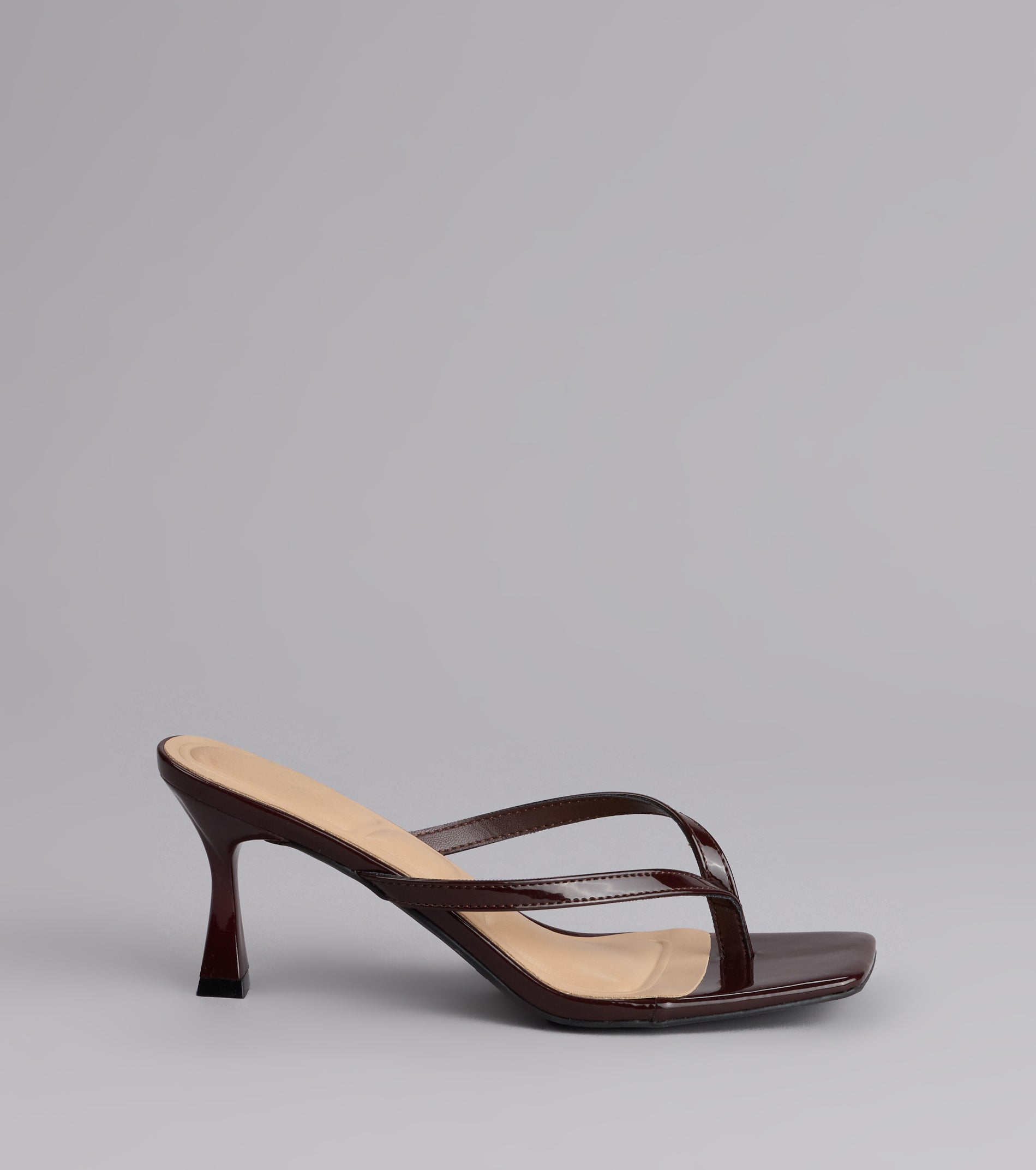 Strut And Stun Thong Mules
