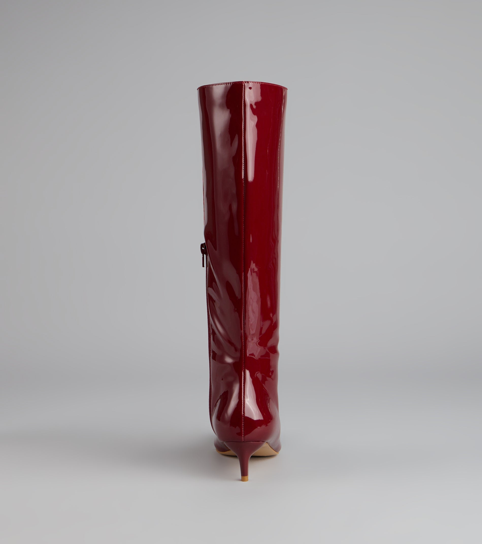 Attitude Strut Patent Stiletto Boots