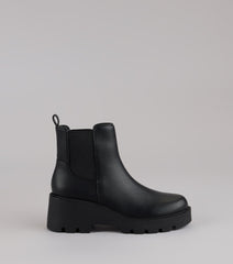 Instant Edge Platform Ankle Booties