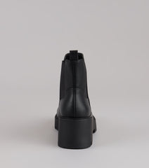 Instant Edge Platform Ankle Booties