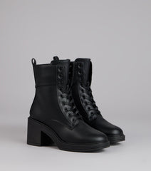 City Chill Platform Combat Boots