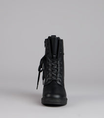 City Chill Platform Combat Boots