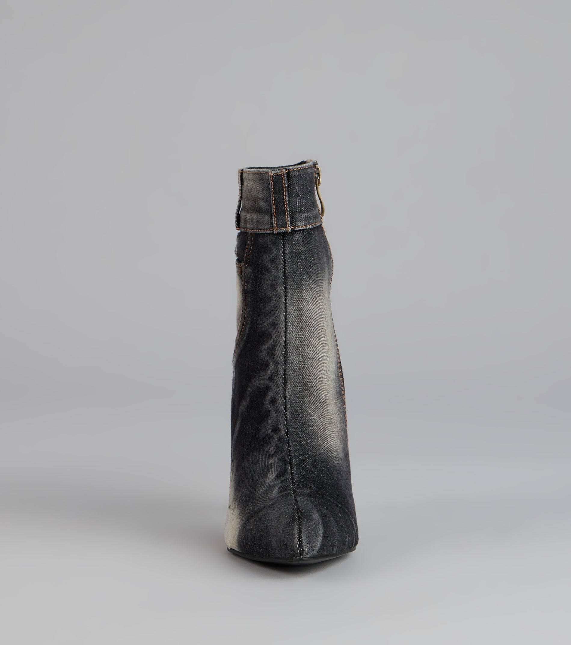 City Blues Denim Stiletto Booties