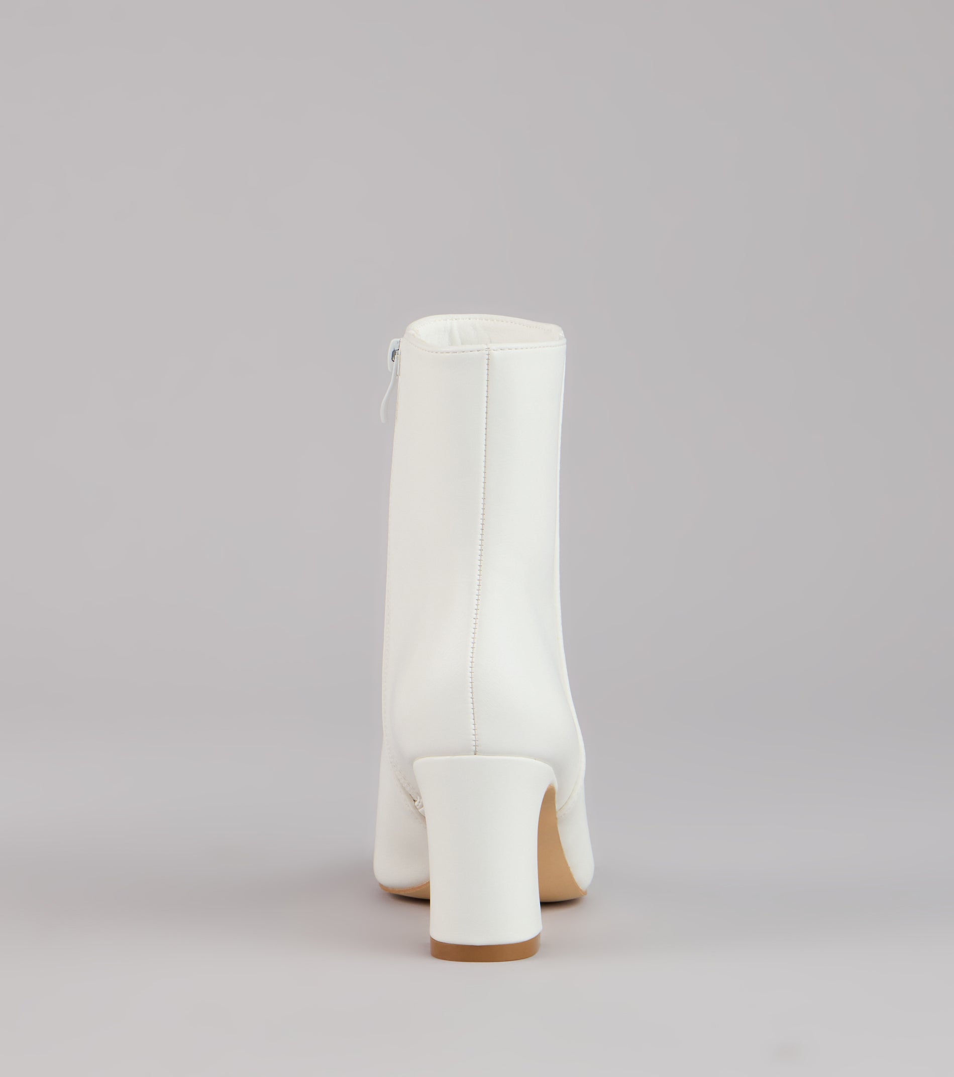 Downtown Sleek Faux Leather Booties