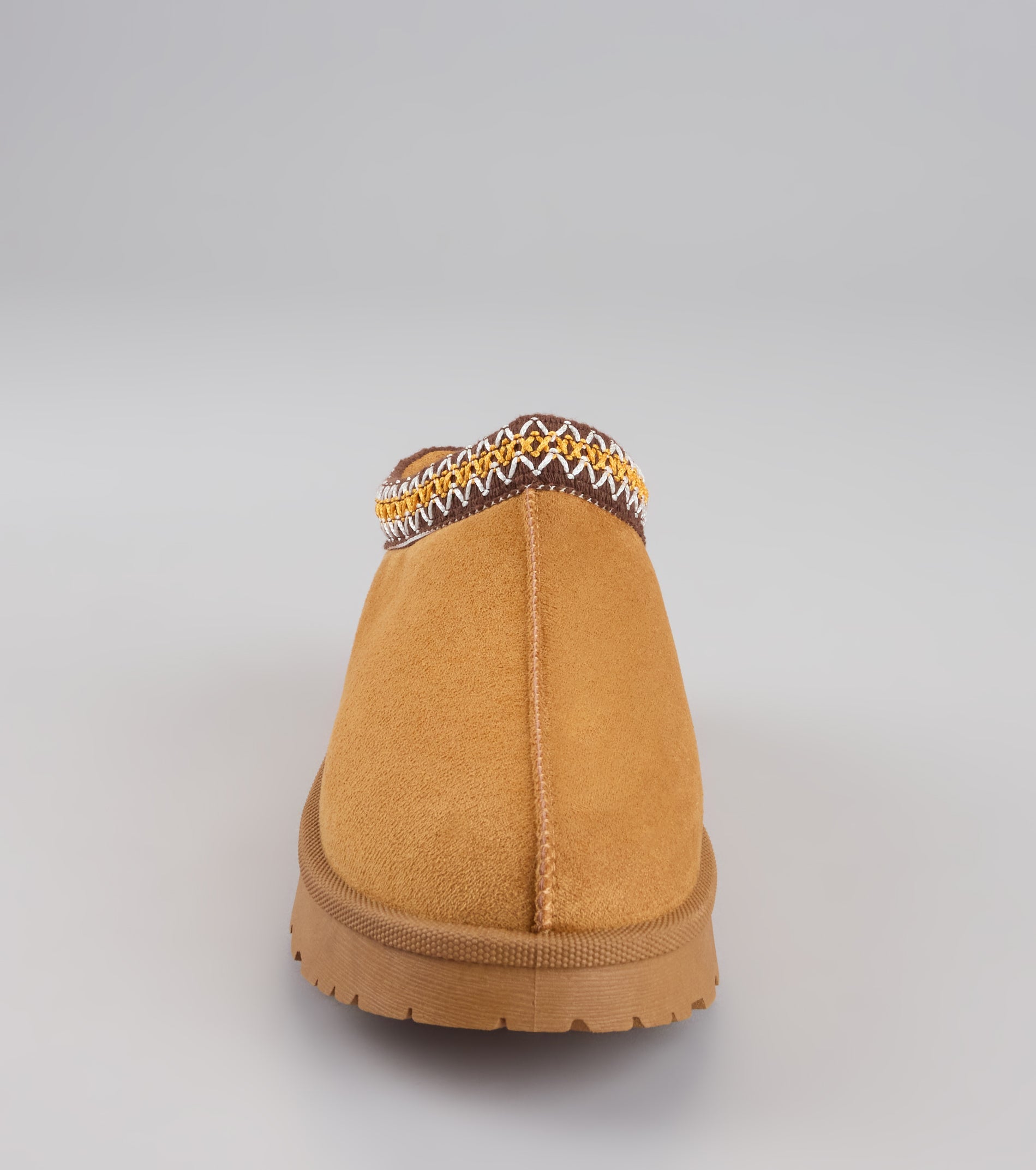 Cozy Status Faux Suede Platform Slippers