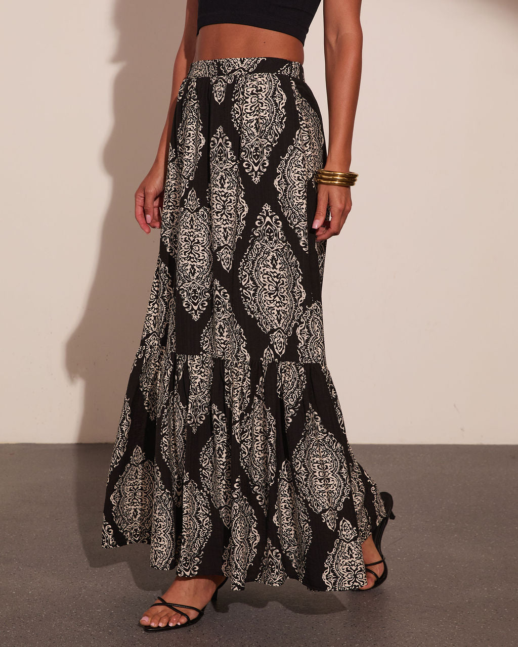Nomad Soul Abstract Maxi Skirt