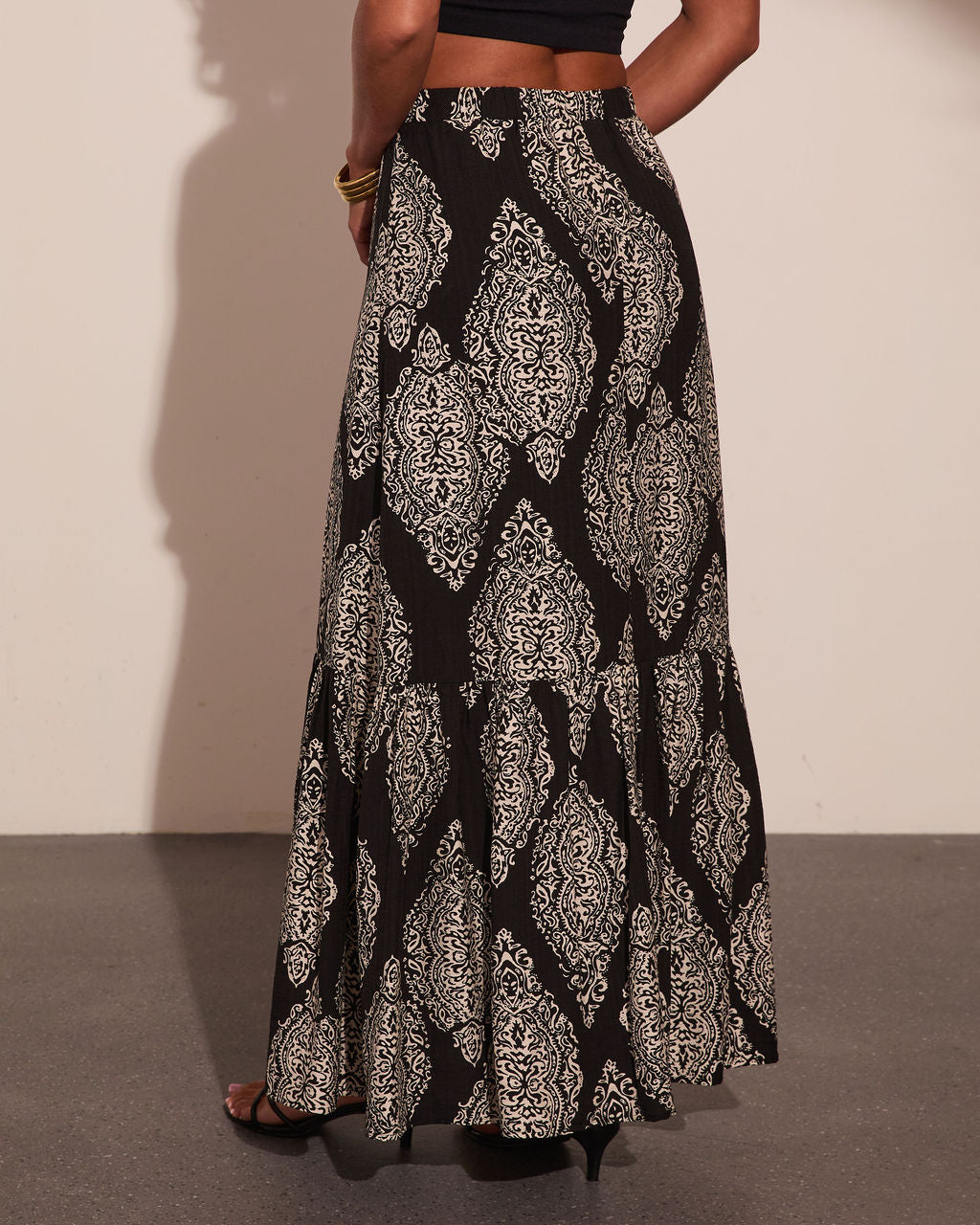 Nomad Soul Abstract Maxi Skirt
