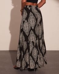 Nomad Soul Abstract Maxi Skirt