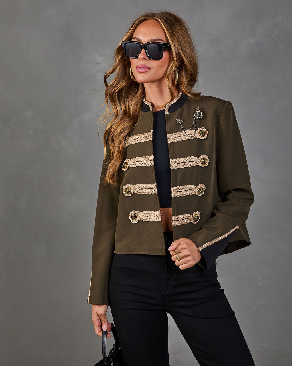 Carlton Crest Braided Military Jacket