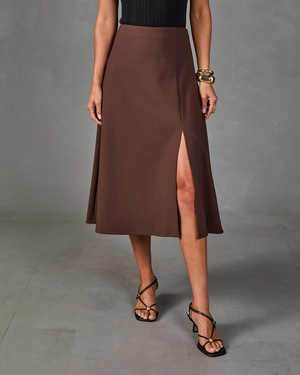 Pure Haven Midi Skirt