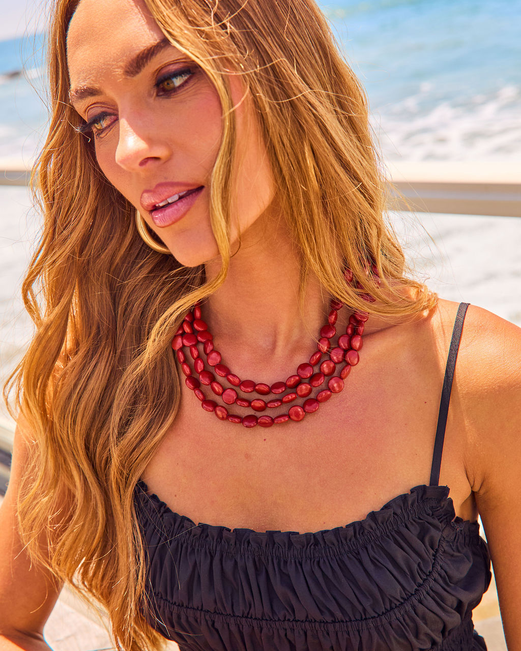 Sea Glass Dreams Beaded Necklace