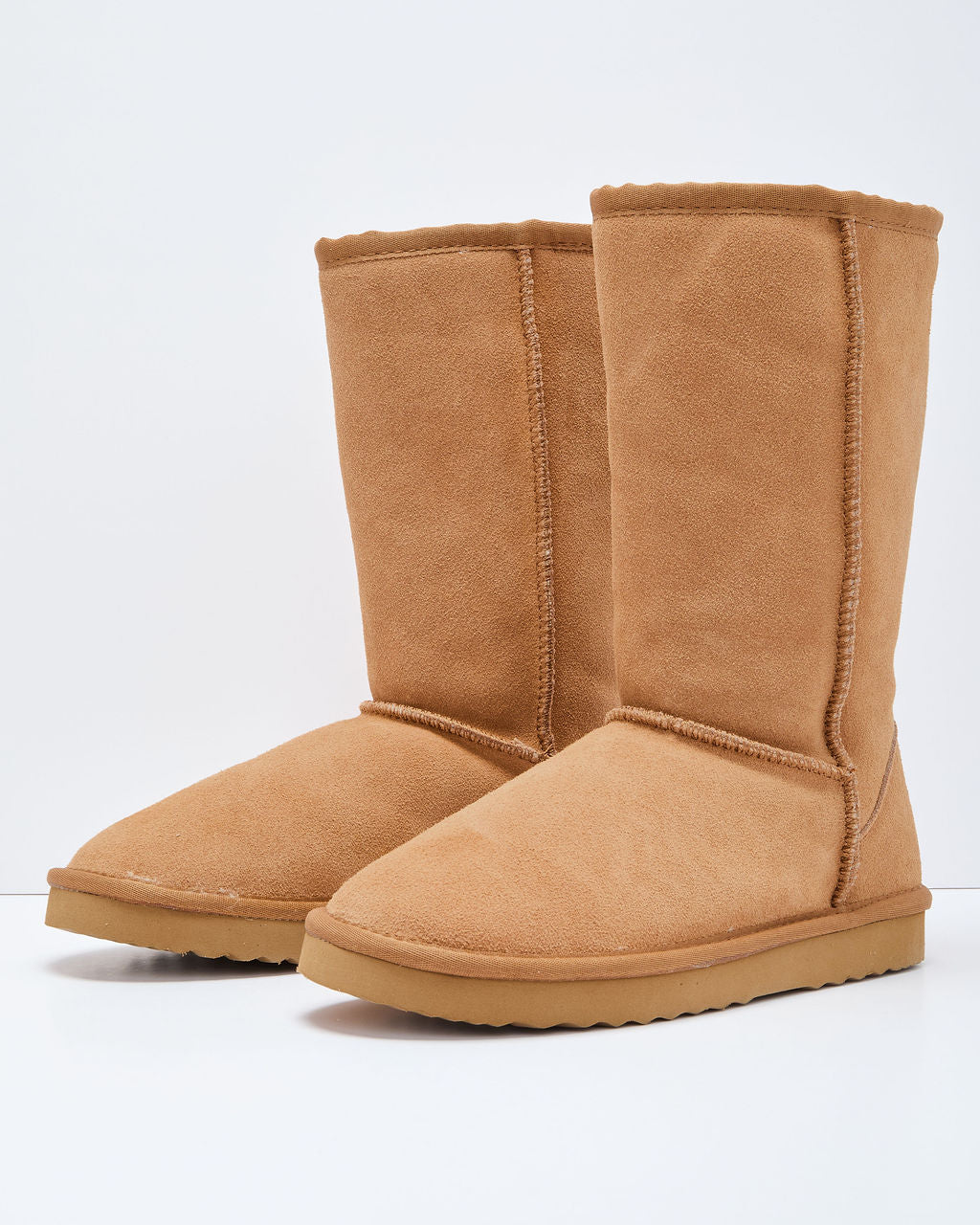 Eliah Faux Suede Mid Calf Boots