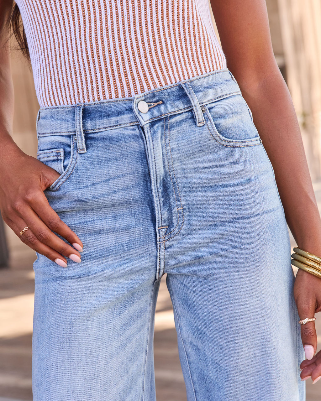 VICI Icon Super Stretch High Rise Straight Jeans