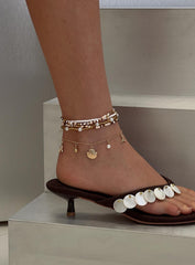 Baby I Know Anklet Pack Gold