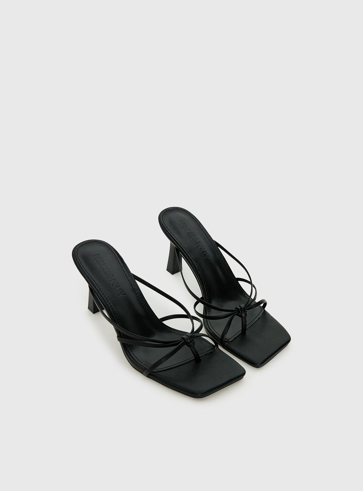 Evena Strappy Heels Black