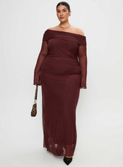 Consideration Maxi Dress Chocolate Curve