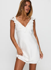 Once In A Lifetime Mini Dress White
