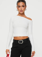 Malian Long Sleeve Top White