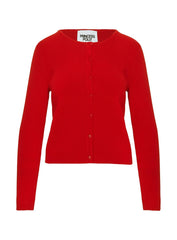 Old Burlington Knit Cardigan Red