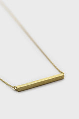 Charm necklace - Gold bar