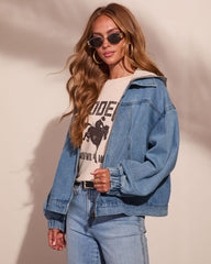 Everyday Story Hooded Denim Jacket
