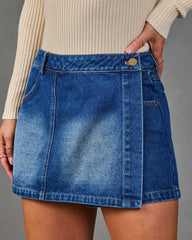 Autumn Capsule Denim Mini Skort