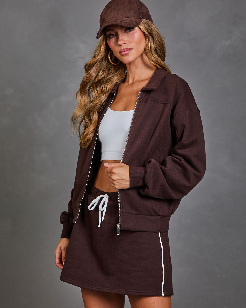 Daily Pace Fleece Full Zip Sweatshirt